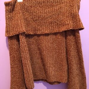 Off the shoulder sweater